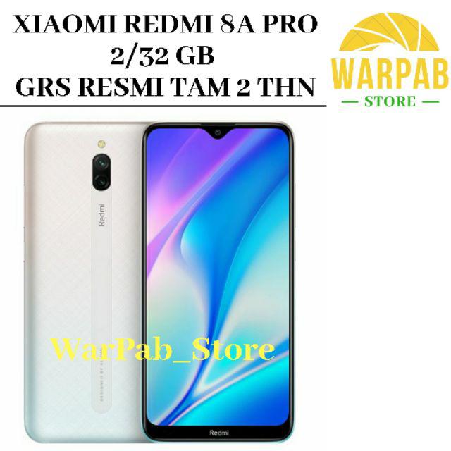 HP XIAOMI REDMI 8A PRO 2/32 GB - XIOMI MI 8A PLUS RAM 2GB INTERNAL 32GB GARANSI RESMI TAM 2 TAHUN-Putih