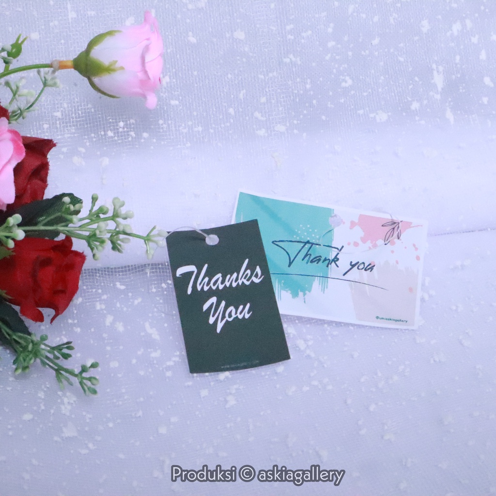 

Hang Tag Thank You Card | Kartu Ucapan Terima Kasih
