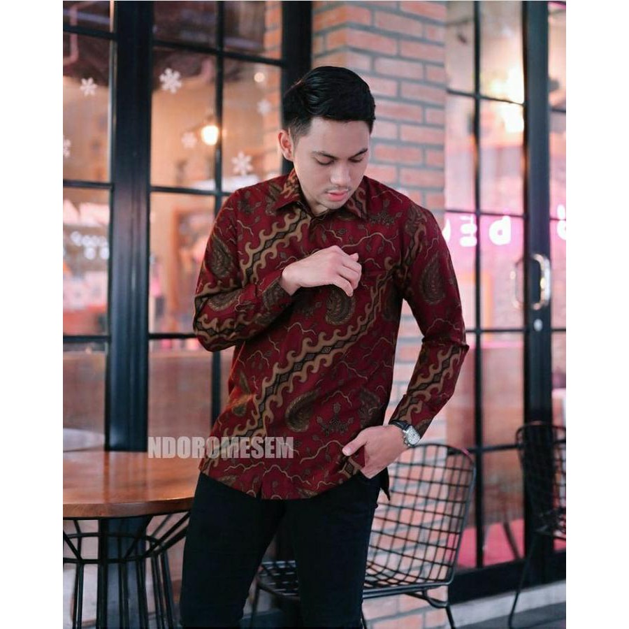 BATIK PREMIUM 01 kemeja batik pria lengan panjang terbaru ORIGINAL