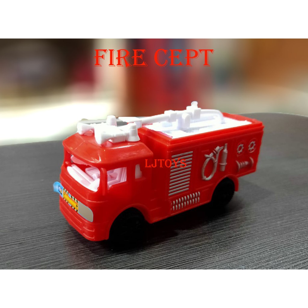 Mobil Pemadam Kebakaran Helikopter - Fire Truck isi 3 pcs