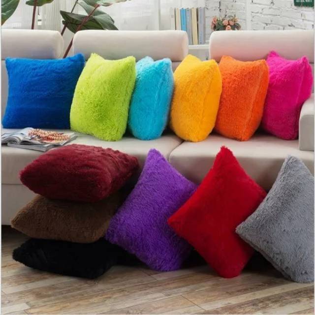 Bantal bulu rasfhur super lembut full silikon ukuran 40x40