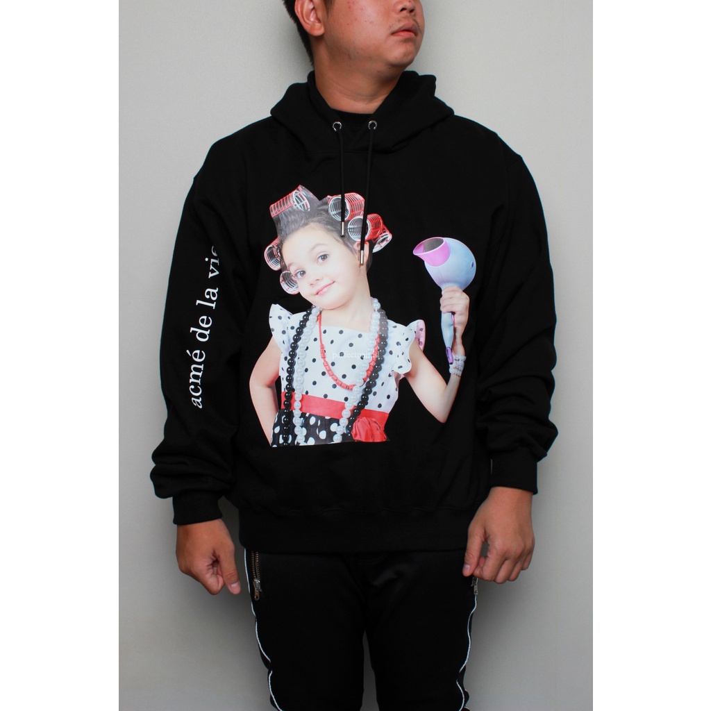 ADLV Hair Dryer Black Hoodie 100 % Original