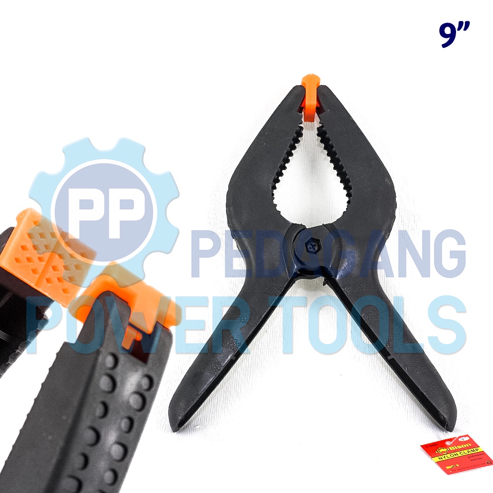 BISON SPRING CLAMP 9 INCH CATOK KAYU ALAT PENJEPIT BESI KLEM PLASTIK