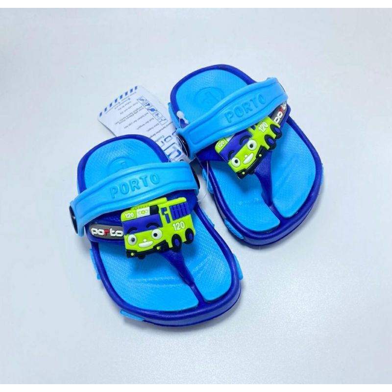 SANDAL ANAK LAKI TAYO PORTO 602 TALI BELAKANG KARET ANTI SLIP