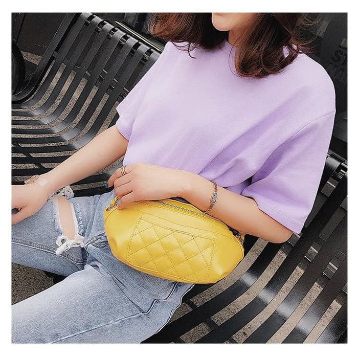 Bum bag Waistbag tas pinggang tas selempang wanita import tas wanita Tas Pinggang
