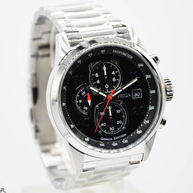 Jam Tangan Pria Zeca 2010MB Rantai Silver Original Murah