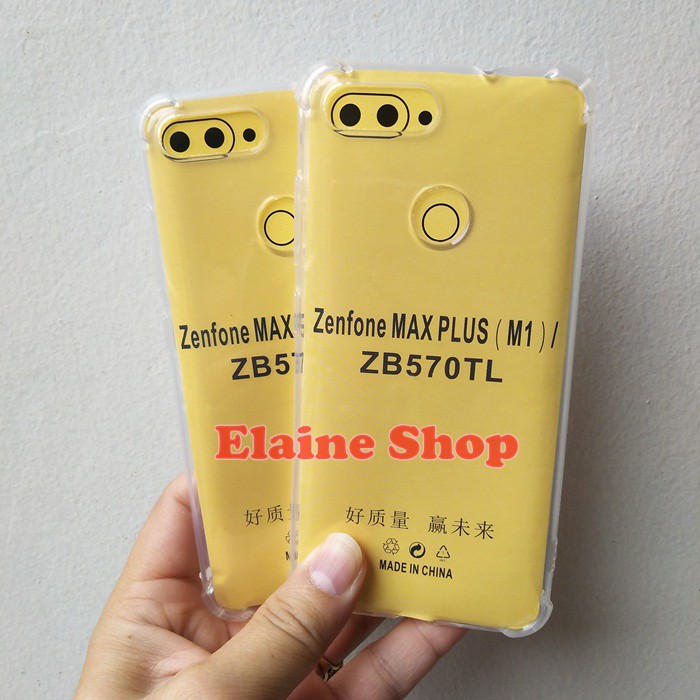 Anti Crack Asus Zenfone Max Plus ZB570TL X018D SoftCase Bening Silicon ZC570 Tempered Glass