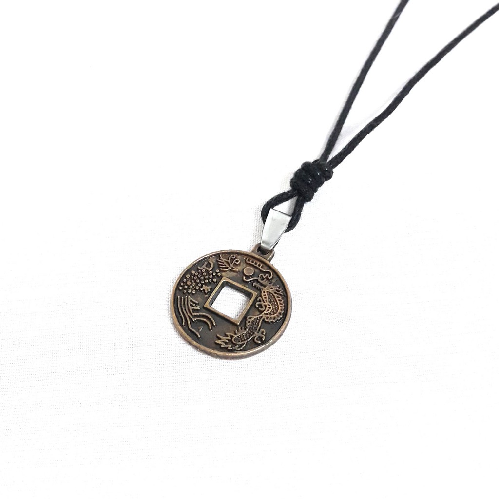 KALUNG KOIN CINA BESI / KALUNG KOIN PRIA WANITA