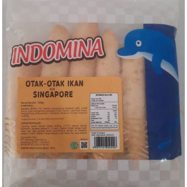 

Indomina Otak Otak Singapore 500g isi 6