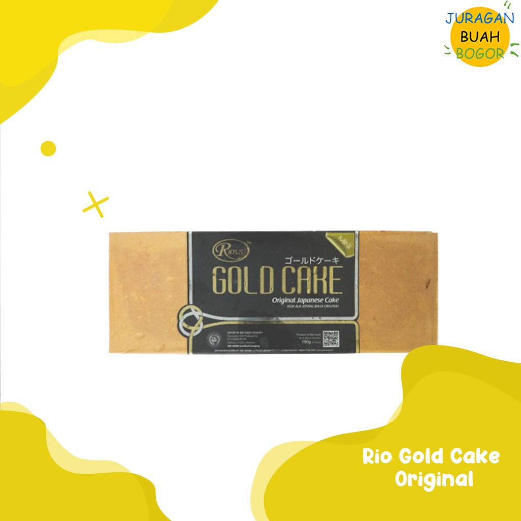 

RIO GOLD CAKE ORI MINI | GOLD CAKE RIO MINI RASA ORI