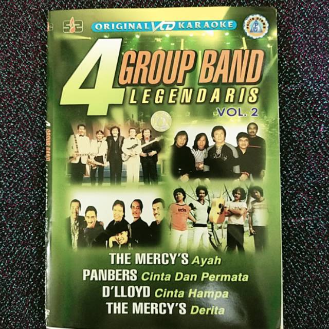 VCD ASLI ORIGINAL VIDEO MUSIK LAGU KARAOKE BAND INDONESIA LEGENDARIS