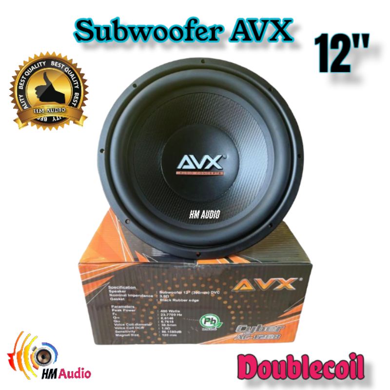 Speaker Subwoofer AVX 12 inch ac 1268