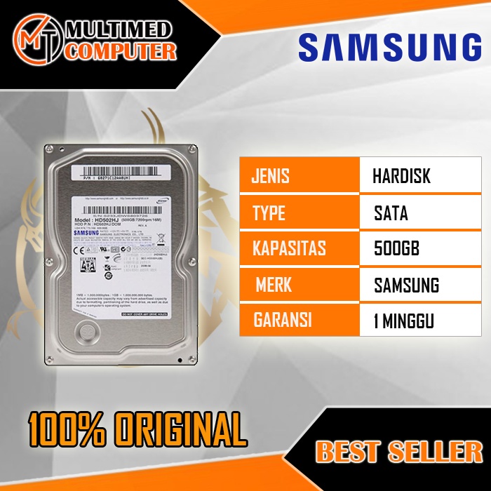 Hard Disk Hardisk HDD Internal PC 3,5&quot; 500GB Sata Campur Second