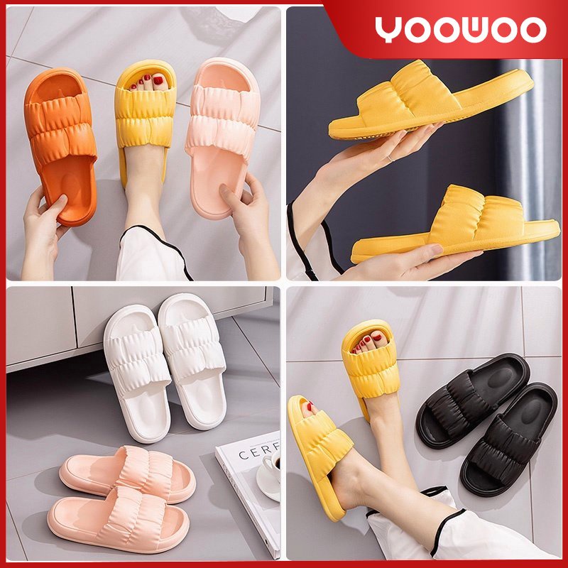 Sandal Rumah / Sandal Wanita Lembut / Sol Tebal /Korean Import Jelly Soft Slipper Anti Slip