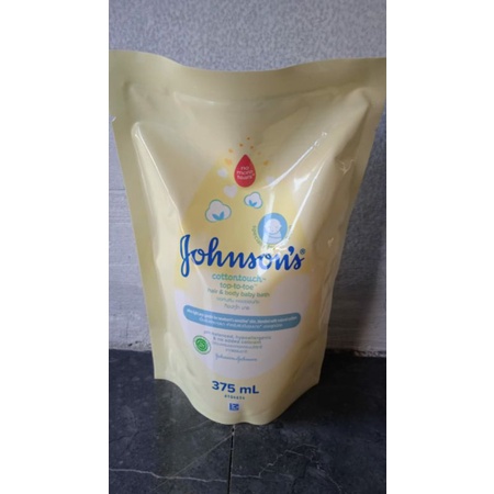 Johnson’s Baby Bath Refill 400ml (Milk &amp; Rice, Bedtime, Top To Toe Wash), cotton Touch 375ml