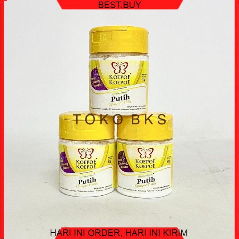

Koepoe pewarna putih 50gr
