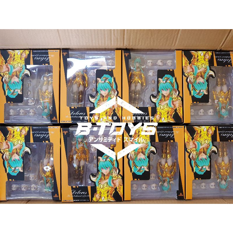 GT Great toys SCM Saint Seiya EX Aries GOLD Holylontract Dolores Action figure