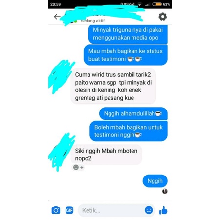 Minyak Triguna Ardana ( Penarik rejeki )