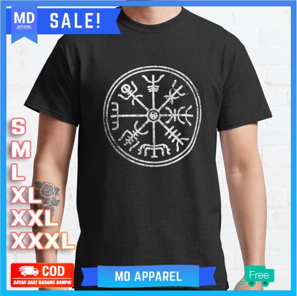 Kaos Viking compass symbols signs T-Shirt Premium