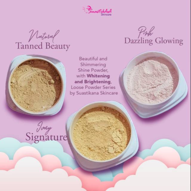 Bedak Tabur Glowing by Suastikana Skincare