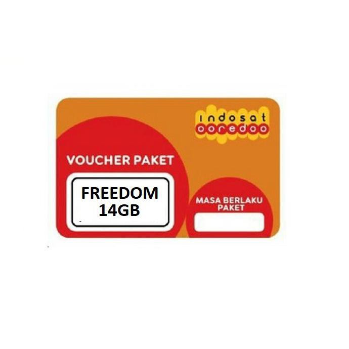 Best Seller Voucher INTERNET INDOSAT FREEDOM 14GB Murah