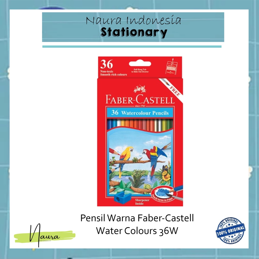 

Pensil Warna Faber Castell 36w Watercolour Panjang