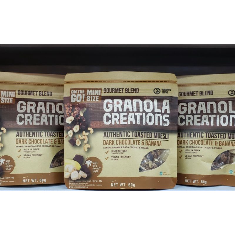 

sereal granola creation kemasan 60 gr