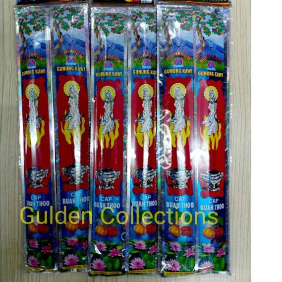 ⛄Jangan Sampai Kehabisan Hio / Dupa Wangi / Incense Stick Gunung Kawi Cap Buah Thoo Isi 9 Batang ASL