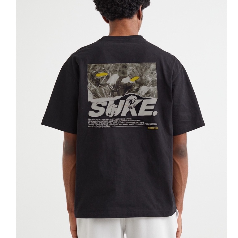 BAJU KAOS HOUSE OF SMITH BLACK | KAOS SMITH | T-SHIRT HOUSE OF SMITH | SMITH