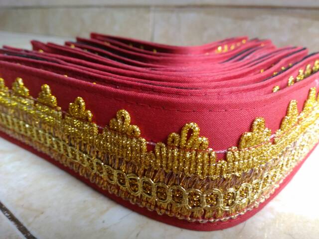 Sortali Adat Batak Ikat Kepala Penari Tarian Karo Sor tali Pengantin Wanita Ulos