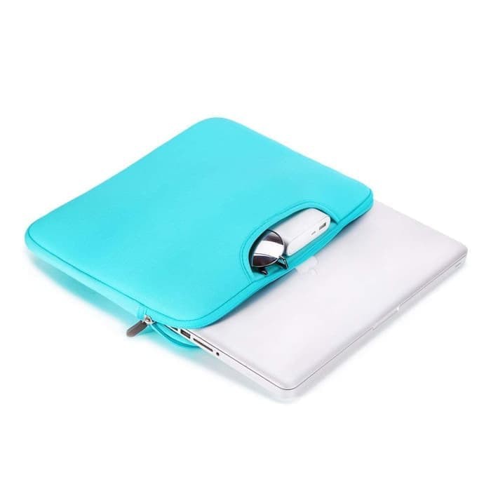 Tas Laptop Softcase Jinjing Foam Neoprene for Macbook 11.12 13 M1/M2 inch - Blue