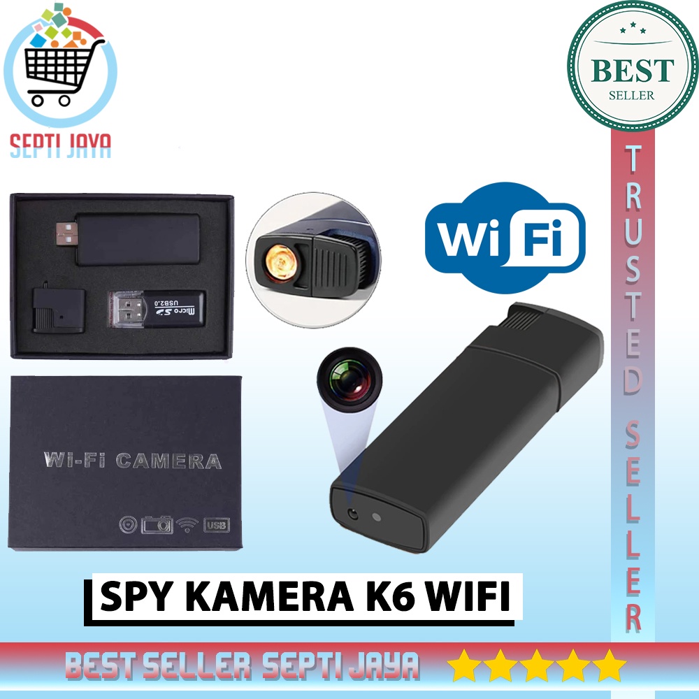 Spy Cam Kamera Korek Api Elektrik K6 WIFI Full Hd 1080p 4k Hidden Camera Pengintai Mini Tersembunyi Model Korek Api Unik Lighter V18 K6 Wifi Camera Kecil Pengintai Original Murah Berkualitas Spycam Lighter WIFI Kamera Pengintai Korek Api Cas Bara Ori-Kamera K6 Wifi