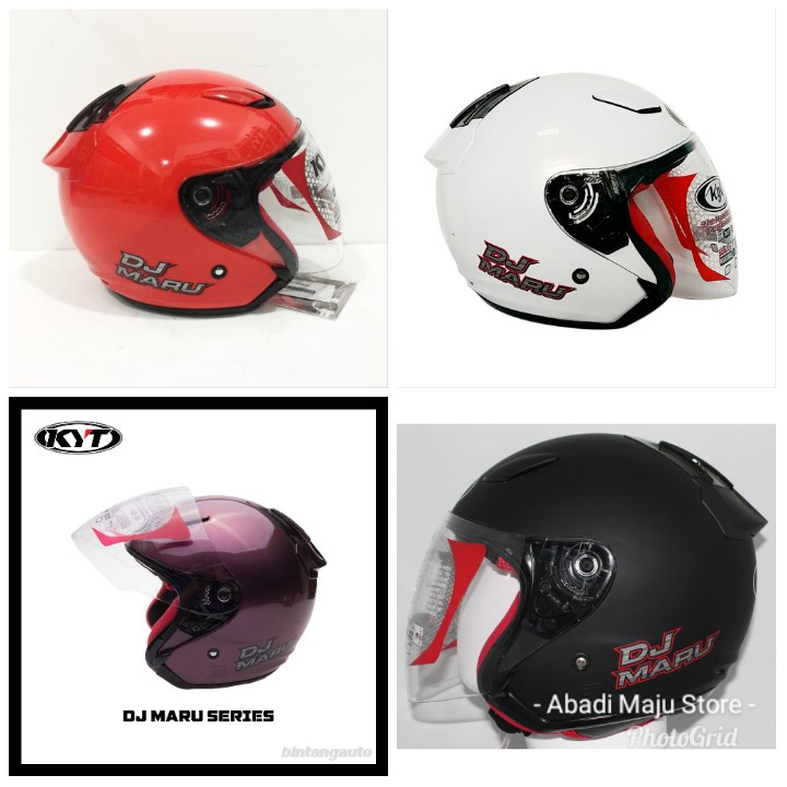 Helm KYT DJ MARU Djmaru Solid Original