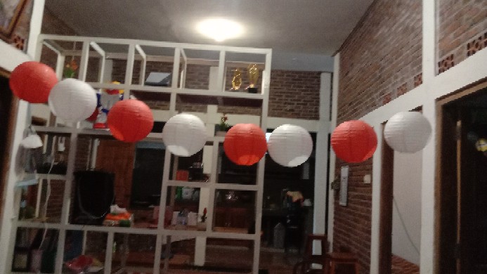 Lampion Kertas Gantung Merah Putih Hiasan Dekorasi 17 Agustus Hari Kemerdekaan Republik Indonesia Ri