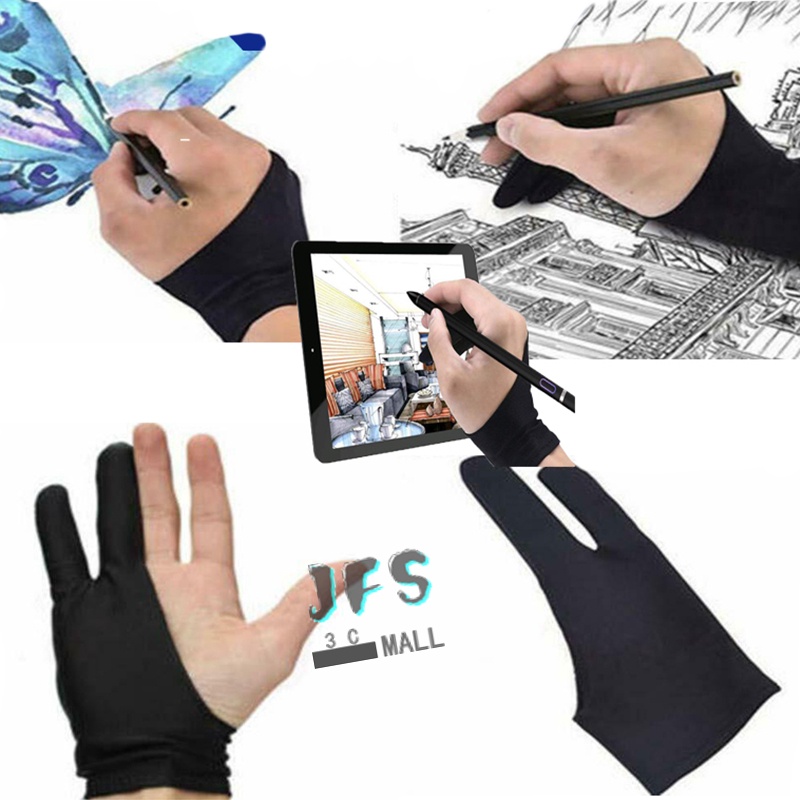 Two Fingers Glove Palm Rejection for Stylus Pen