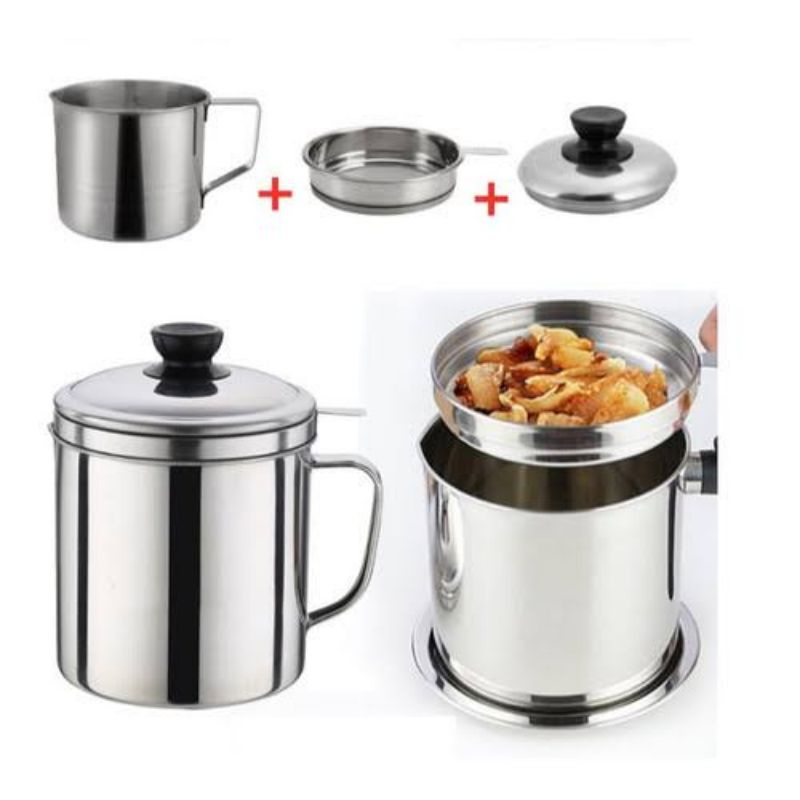 Saringan Minyak Stainless / Oil Pot Stainless