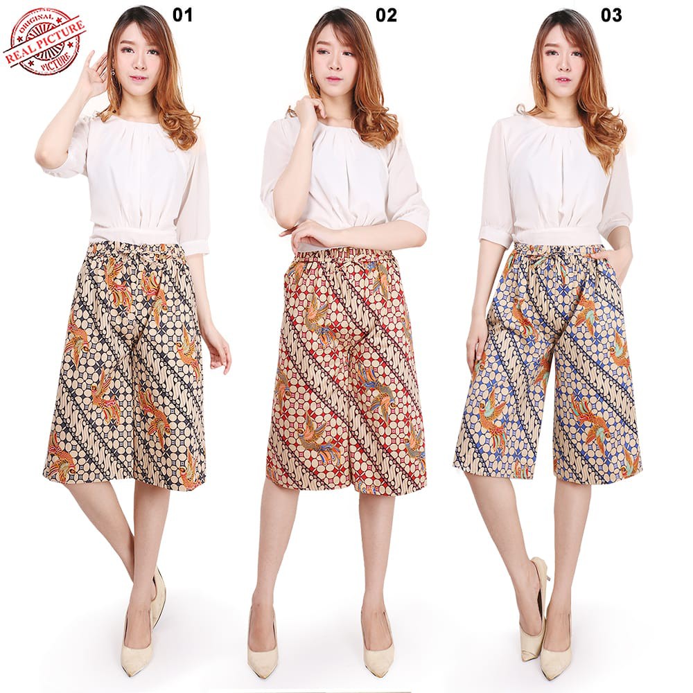 Celana pendek Dea Kulot Batik Jumbo Wanita Shopee Indonesia Celana pendek Dea Kulot Batik Jumbo Wanita Shopee Indonesia