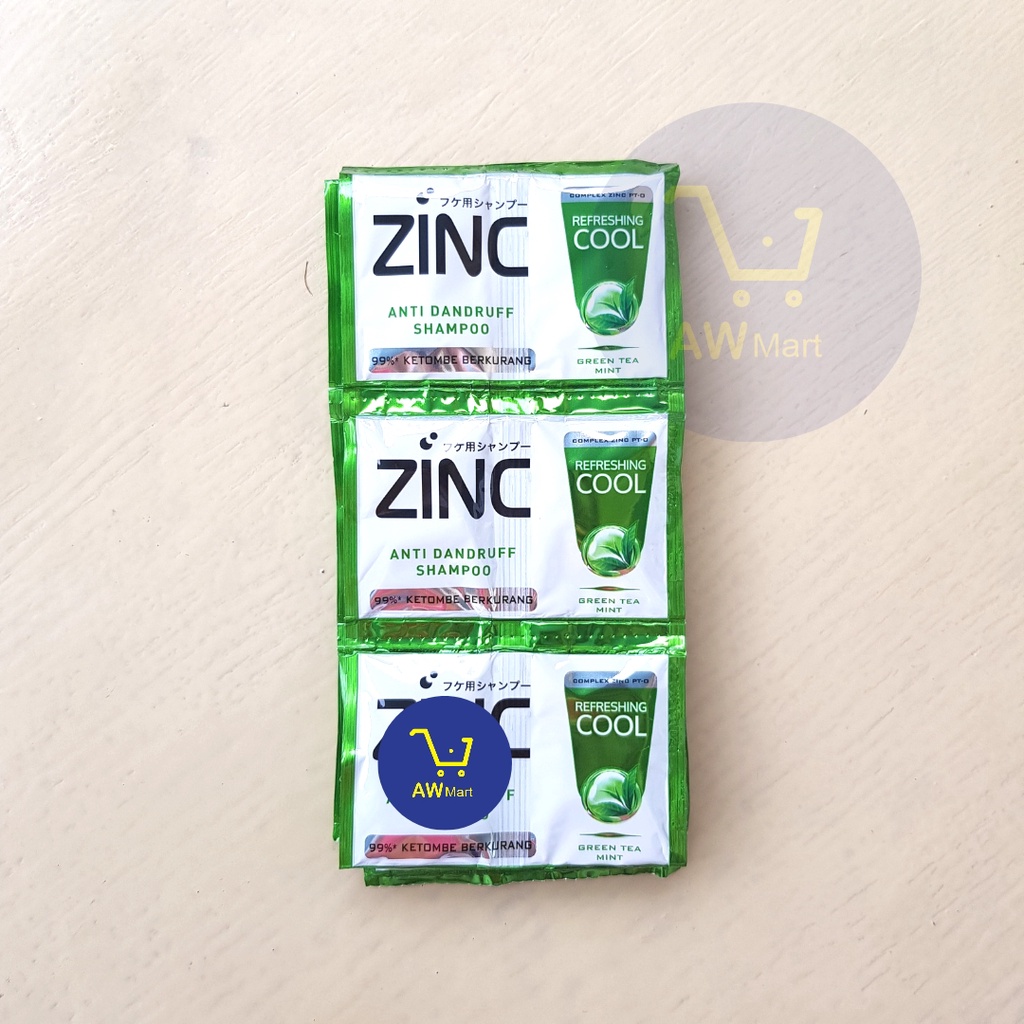 SHAMPOO ZINC SACHET 10 ML 1 RENTENG 12 SACHET 24 PCS - ALL VARIAN