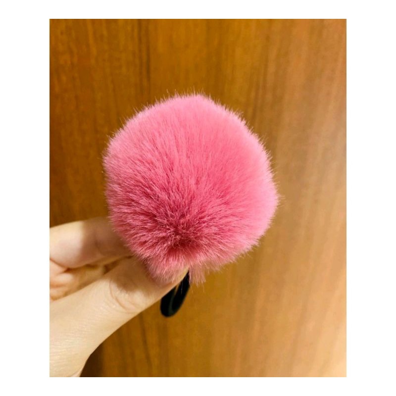 Ikat Karet Rambut Model POM POM Halus Lembut