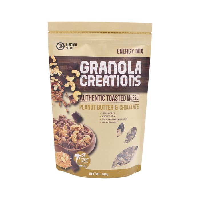 

Granola Creations PeanutButter&ChocoI Muesli I Snack I Sereal400gr