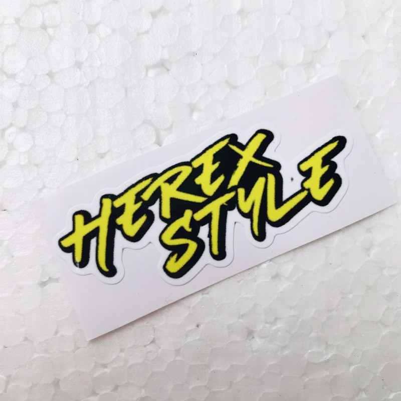 

Stiker Herex Style Orajet Cutting Laminasi Glossy Min.Order 20 Ribu