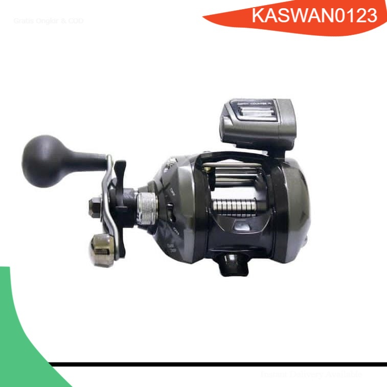 COD REEL PANCING OKUMA CONVECTOR-354D BC HANDLE HANDEL KIRI LEFT HAND CASTING JIGGING OH OVER HEAD O