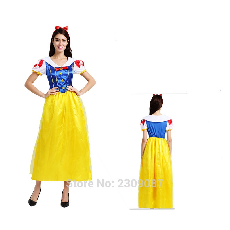 snow white dress costume halloween cosplay princess disney kostum