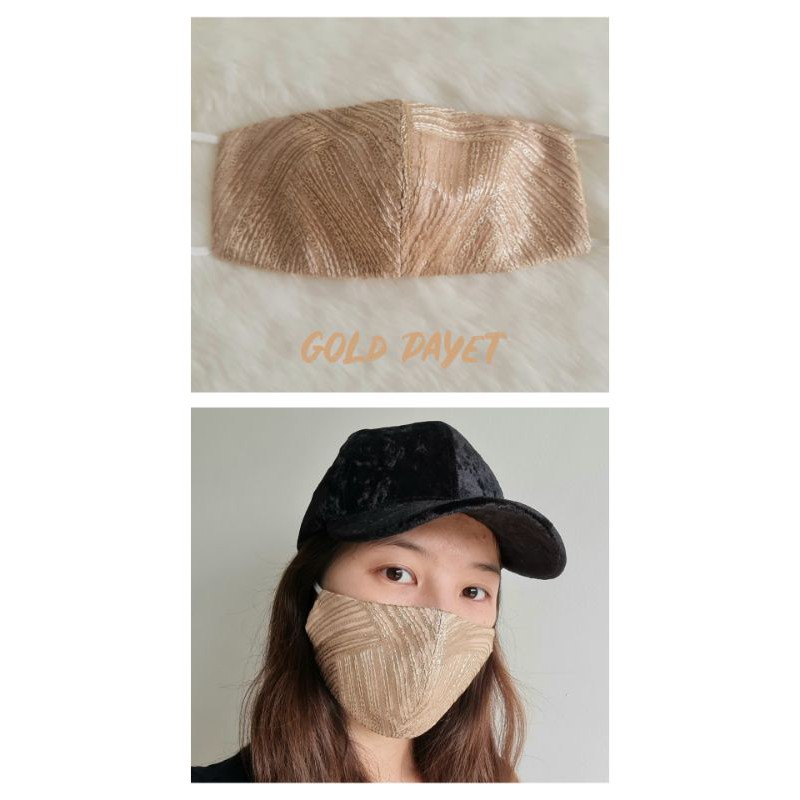 Masker Kain Lace Payet