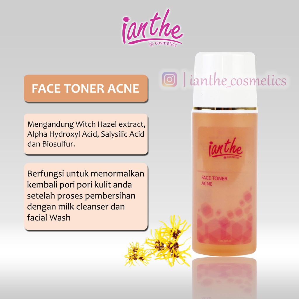 ianthe face toner acne