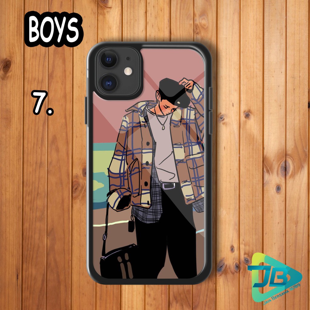 HARDCASE 2D GLOSSY BOYS OPPO A1K A3S A5S A7 A12 A11K A33W NEO 7 A37 NEO 9 JB3880