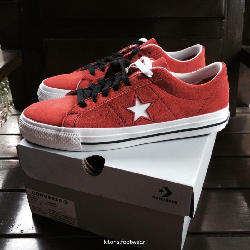 Converse One Star Pro Suede Fire Opal Low