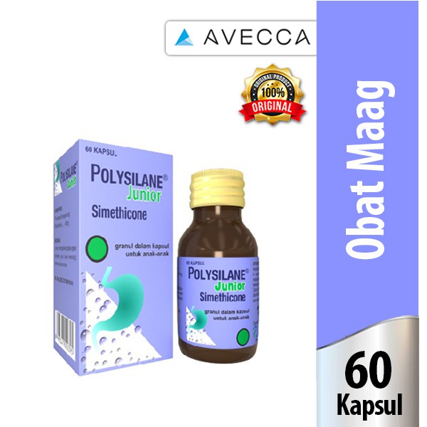 100% Original - Polysilane Untuk Anak 60Ka / Polysilane Anak / Obat Kembung Anak / Obat Mual