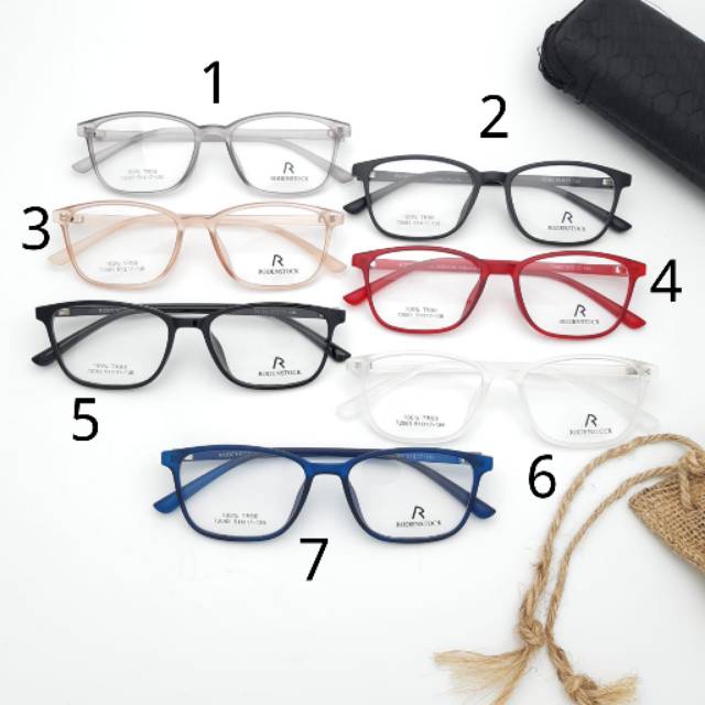 Kacamata wanita RODENSTOCK  100%  TR90.   72083  SIZE  51-17-236  Free Box+ Clener Lensa