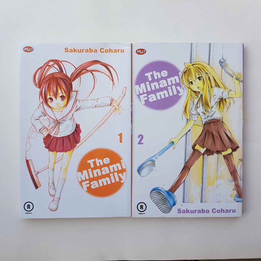 The Minami Family 1,2,4,5 by Sakuraba Coharu Komik Manga M&C Cabutan
